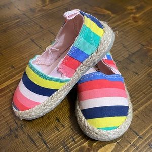 *New* Carter’s Striped Espadrilles size 5